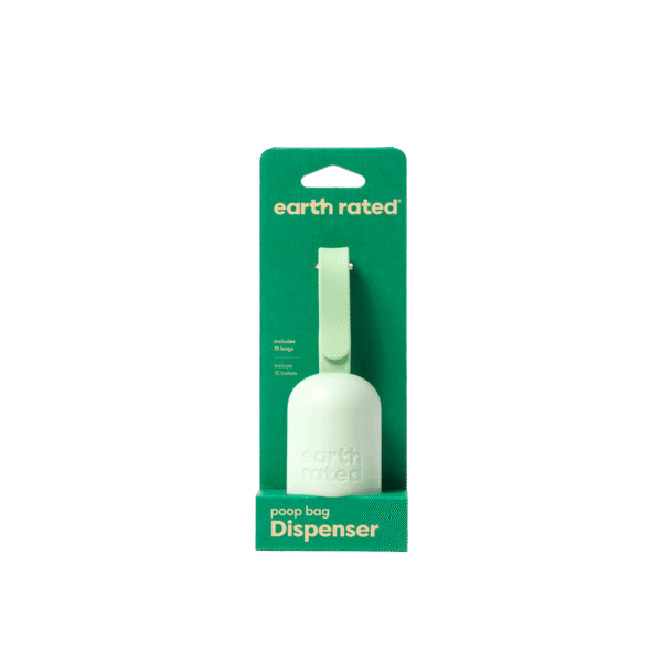 Earth Rated Poop Bags Dispenser with 15 bags